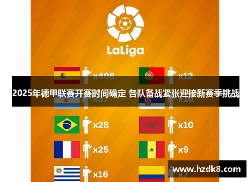 2025年德甲联赛开赛时间确定 各队备战紧张迎接新赛季挑战